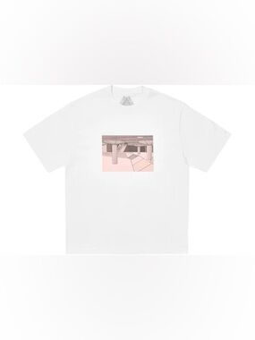 Palace SB T-Shirt Logo White Tee London Men’s Size XL SS25 Deadstock